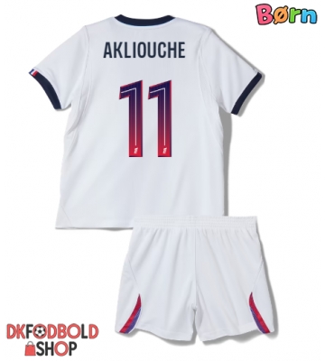 Paris Saint-Germain Maghnes Akliouche #11 Udebanesæt Børn 2026-27 Kort ærmer (+ korte bukser)